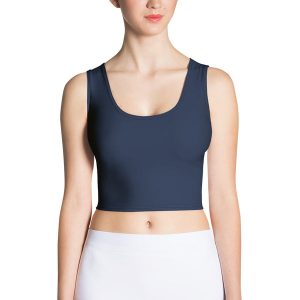 Navy Crop Top