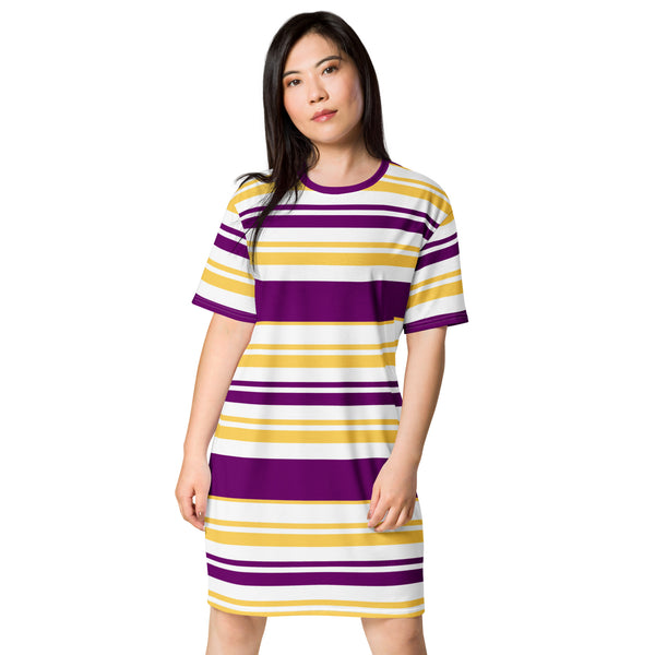 Sybil Striped T-shirt Dress